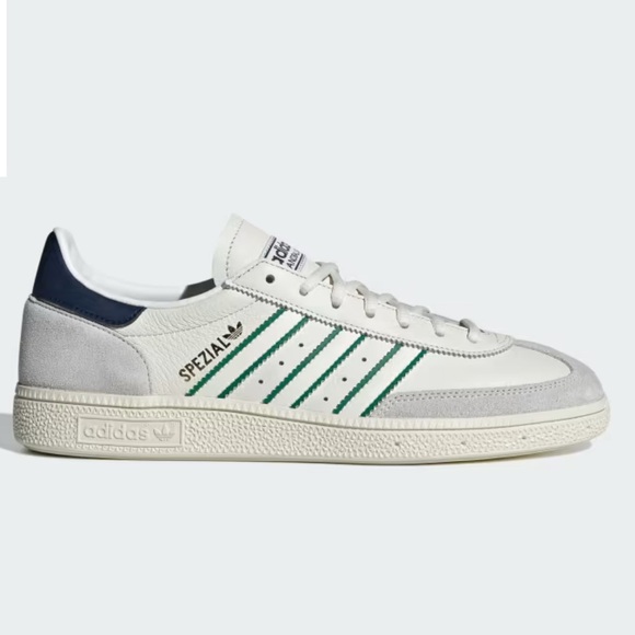 adidas Handball Spezial Core White / Green / Night Indigo - Picture 1 of 13